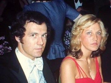 Brigitte Beckenbauer with her ex-husband, Franz Beckenbauer. 
